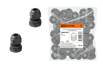 SQ0806-0001 Сальник MG 16 диаметр проводника 6-10мм IP68 TDM
