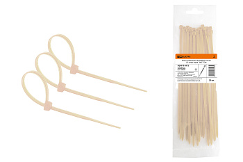 SQ0515-0372 Хомут нейлоновый 3.6х200мм (сосна) (25 штук) серия "ЭКО" TDM
