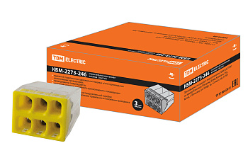 SQ0517-0116 Строительно-монтажная клемма КБМ-2273-246 (2,5мм2) с пастой TDM