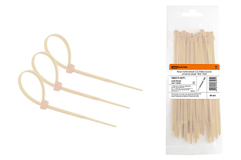 SQ0515-0371 Хомут нейлоновый 2.5х150мм (сосна) (25 штук) серия "ЭКО" TDM