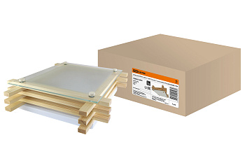 SQ0303-0401 Светильник НПБ 01-2х60-111 УХЛ4 "Бонсай-1" сосна 2х60Вт IP20 (330х330х85) TDM