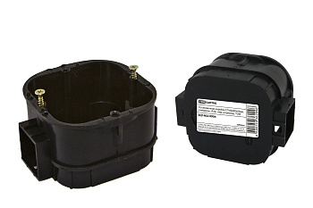 SQ1402-0904 Установочная коробка СП 60х60х43мм, саморезы, IP20,  инд. штрихкод, TDM