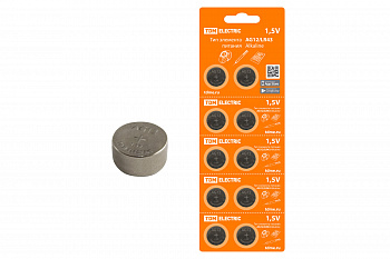 SQ1702-0046 SQ1702-0046 Элемент питания AG12/LR43 Alkaline 1,5V BP-10 TDM