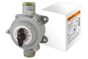 SQ0723-0073 Пакетный переключатель ПП 2-16/Н2 2П 16А 220В, силуминовый корпус, IP56 TDM