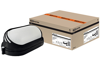 SQ0303-0054 Светильник НПБ1407 черный/овал ресничка 60Вт IP54 TDM