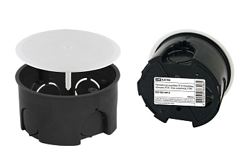 SQ1402-0913 Распаячная коробка СП D103х50мм, крышка, IP20,  инд. штрихкод, TDM