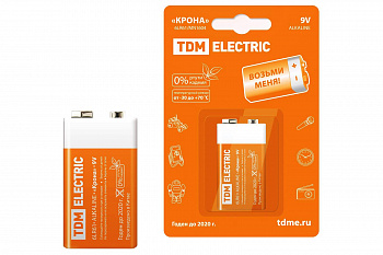 SQ1702-0013 SQ1702-0013 Элемент питания 6LR61 "Крона" 9V BP-1 TDM