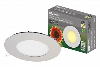SQ0329-0108 Светильник ультратонкий встраиваемый светодиодный "Даунлайт" СВО (белый) 3 Вт 3000К TDM