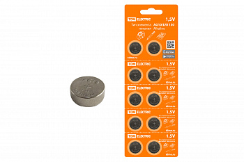 SQ1702-0043 SQ1702-0043 Элемент питания AG10/LR1130 Alkaline 1,5V BP-10 TDM