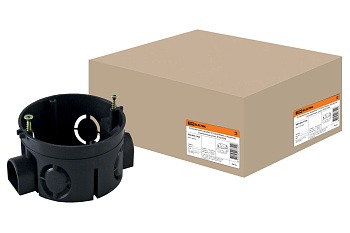 SQ1402-1102 Установочная коробка СП D65х40мм, саморезы, стыковочные узлы, IP20,TDM