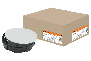 SQ1402-0194 Монтажная коробка У194 СП D75х15мм, крышка, TDM