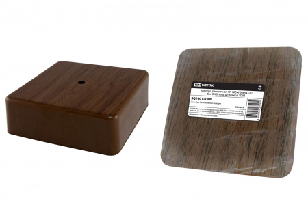 SQ1401-0309 Коробка распаячная КР 100х100х44 ОП бук IP40, инд. штрихкод TDM - купить выгодно в Электромеханике