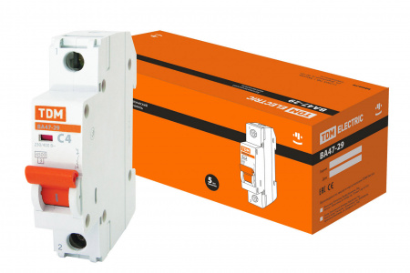 SQ0206-0068 Авт. выкл.ВА47-29 1Р  4А 4,5кА х-ка С TDM SQ0206-0068 Авт. выкл.ВА47-29 1Р  4А 4,5кА х-ка С TDM - купить выгодно в Электромеханике