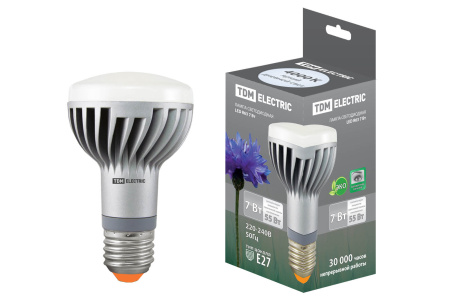 SQ0340-0060 Лампа светодиодная R63-9 Вт-220 В -4000 К–E27 TDM - купить выгодно в Электромеханике