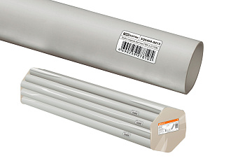 Труба гладкая жесткая ПВХ d 25 (74 м) длина 2 м индивид. штрихкод TDM