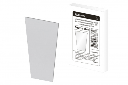 SQ0330-0740 Стекло матовое (комплект 4 шт.) для светильников НБУ, НТУ, НСУ четырехгранник TDM - купить выгодно в Электромеханике