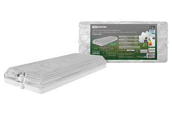 SQ0353-0202 Светильник вандалоустойчивый LED ДБО01-12-002 (с датчиком САВ) 12Вт, 1000 Лм, 4000К, IP54