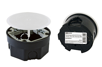 SQ1402-0911 Распаячная коробка СП D73х42мм, крышка,  IP20,  инд. штрихкод, TDM